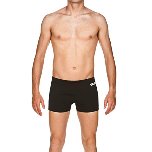 Arena M Solid Short, Bermuda Nuoto Uomo, Nero (Black/White), 52 It