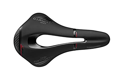 Selle San Marco Shortfit, Sellini Per Biciclette Unisex, Black/Black, L3