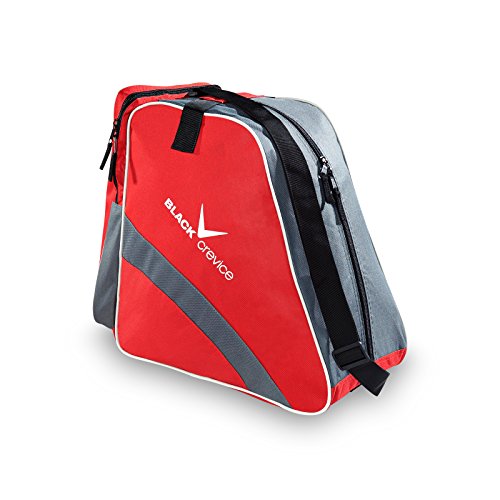 Black Crevice Borsa Per Scarponi Da Sci Unisex Adult, Multicolore-Rosso/Grigio, 43 X 39 X 25 Cm, 42 Liter