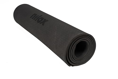 Nilox Tappetino Fitness In Tpe, Tappetino Yoga Antiscivolo E Morbido Per Le Articolazioni, Tappetino Pilates E Ginnastica Dolce, Spessore 5Mm, 182 X 6