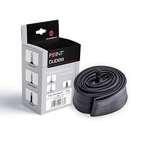 Point 08120001 - Camera D'Aria Per Bici Etrto 62-203, Valvola Dunlop, 12.5 X 2 1/4, Colore Nero