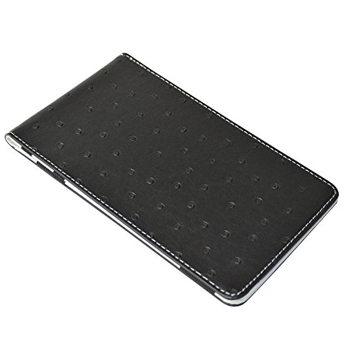 On Par, Portacarte Da Punteggio Da Golf, Effetto Struzzo, Unisex, Premium Ostrich Effect Golf, Black/White