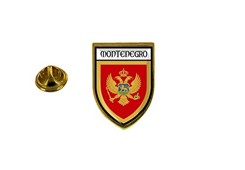 Akachafactory - Spilla Con Spilla, Motivo: Bandiera Del Montenegro Montenegro