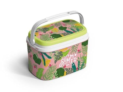 Frigo Passivo Portatile Plastica Antigraffio 6 Litri Beach Italiano Borsa Termica Bauletto Italia