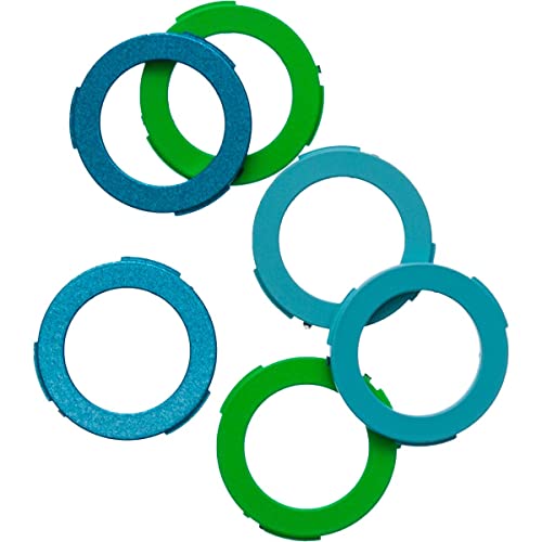 Magura, Kit Di Coperture Per Pinza Freno, Pinza A 2 Pistoncini, Dal Ma2015 (Verde Neon, Ciano, Verde Menta) (Conf. = 6 Pezzi), Copertura Per Pinze Fre