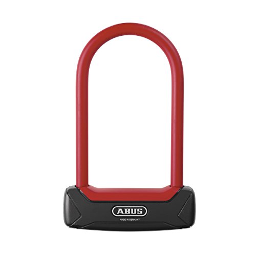 Abus U-Lock Granit Plus 640/135Hb150 - Lucchetto Per Bicicletta Extra Leggero Con Grillo Rotondo - Livello Di Sicurezza 12 - Nero/Rosso