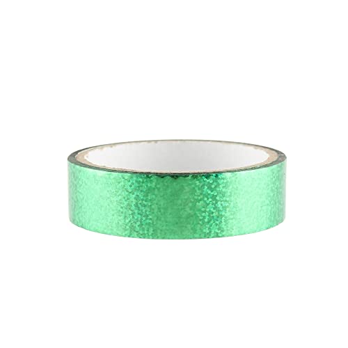 Nastro Adesivo Decorativo A Forma Di Glitter Per Hula Hoop, 25 Mm X 30 M, Verde