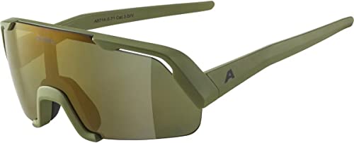Alpina Rocket Youth Q-Lite, Sunglasses Unisex Adulto, Olive Matt, Taglia Unica