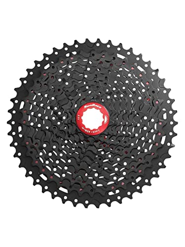 Sunrace Cassetta Pignoni Mtb Wide Ratio Mx8 11 Velocità 11-50T Nero (Cassette Mtb) / Wide Ratio Mtb Cassette Sprocket Mx8 11 Speed 11-50T Black (Sproc