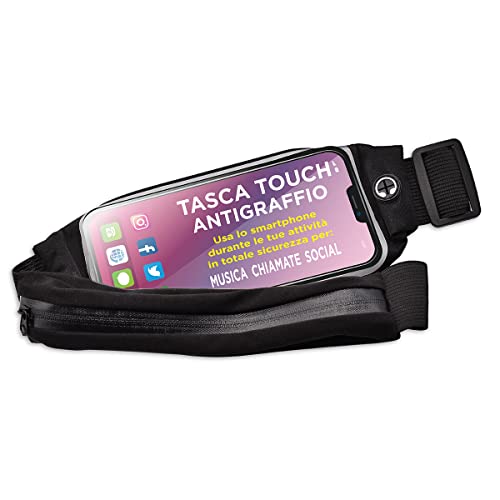 Euro Marketing Marsupiotto Pro Tripla Tasca Portacellulare/Smartphone Colori Assortiti