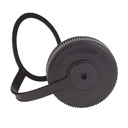 Nalgene - Tappo Di Ricambio Per Flaconi Ad Anello Con Bocca Larga, Nero, 63 Mm