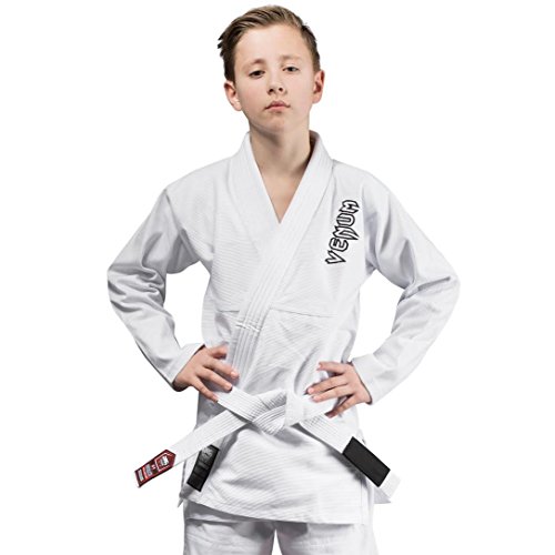 Venum Contender, Kimono Bjj Unisex Bambini, Bianco, C0