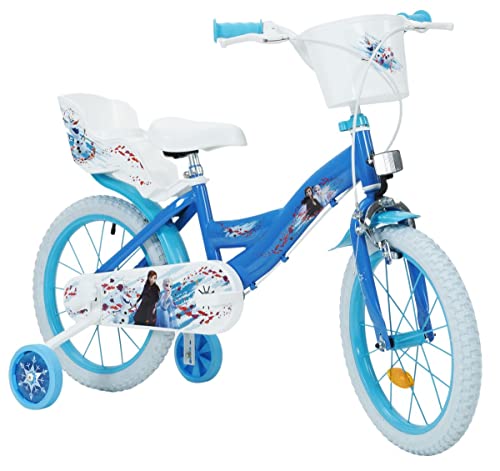 Huffy Frozen 16" Bici Ragazze, Blu, 40,5 Cm