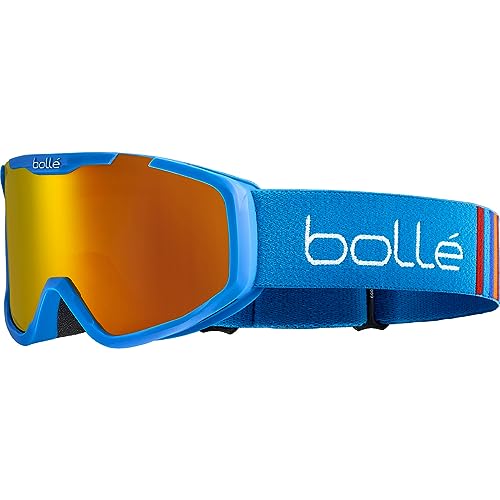 Bollé, Rocket Plus Race Blue Matte, Sunrise Cat 2, Occhiali Da Sci, Small, Unisex Bambini