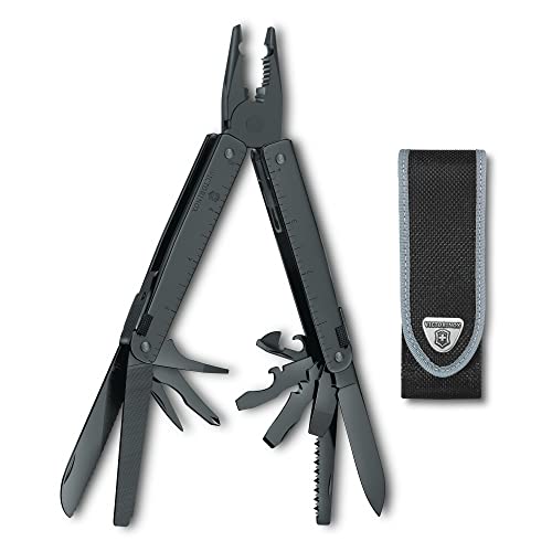 Victorinox, Strumento Multifunzione Swiss Tool Spirit Bs (29 Funzioni, Pinza), Nero