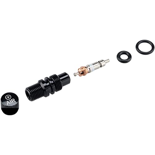 Rockshox - Gruppo Valvole Schrader Per Ammortizzatore Vivid Air, Colore Grigio