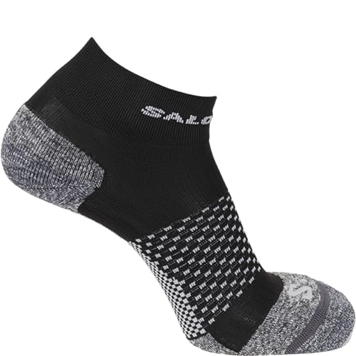 Salomon Push Ankle Calzini Unisex, Confezione Da 3 Pezzi, Grey, Osfa