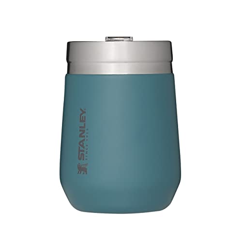 Stanley Go Everyday Tumbler 0.29L Lagoon - Bicchiere In Acciaio Inossidabile Per Vino, Cocktail, Caffè, Tè - Mantiene Freddo/Caldo Per Ore - Bpa Free 