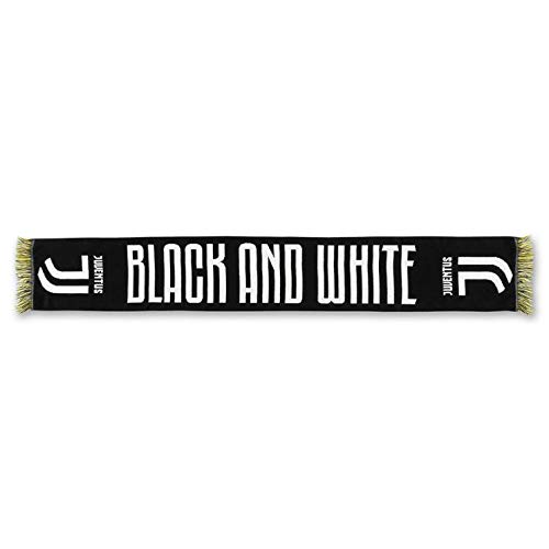 Juventus Turin Sciarpa Black And White