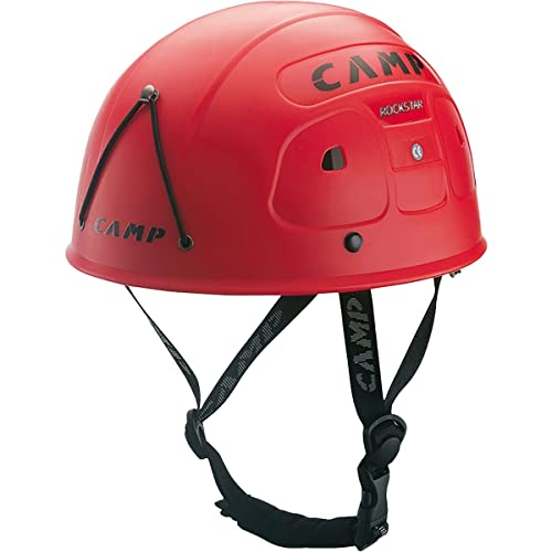 Camp Usa Casco Rock Star Rosso, Taglia Unica