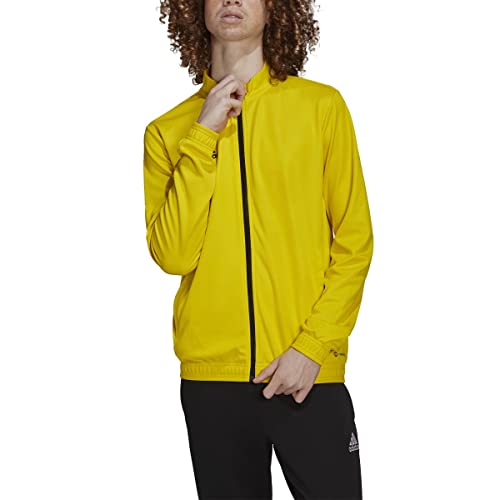 Adidas Entrada 22 Track Top Giacca, Team Yellow/Black, Xl Uomo