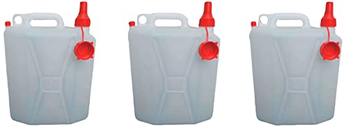 Nuova Plastica Adriatica - Taniche Per Acqua, Contenitori Per Liquidi Da 20 Litri, 3 Unità