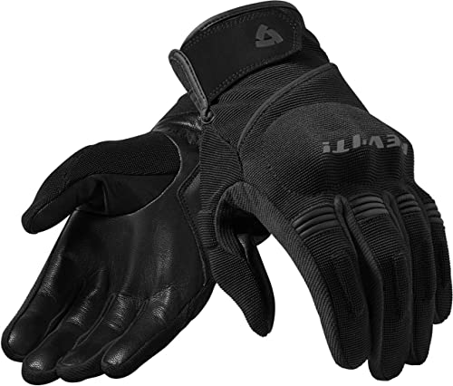 Revit Mosca - Guanti Da Motocross, Nero, Taglia S