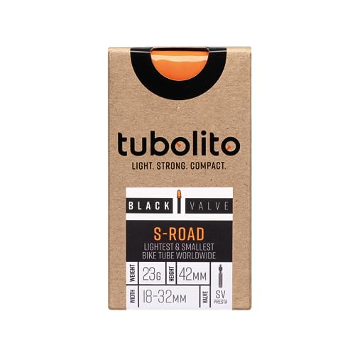 Tubolito Camera D'Aria S-Tubo, Strada, 700C, Valvola 42 Mm, Nera