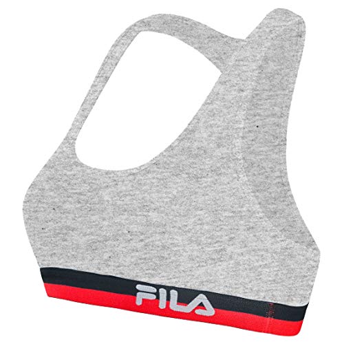 Fila Fu6048, Sports Bra Donna, Grey, M
