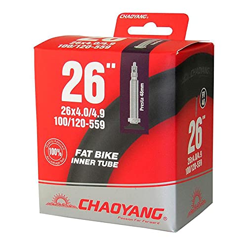 Chaoyang, Inner Tube 26X4,0-4,9 Fat Bike Presta Valve 48Mm Unisex Adulto, Neutro, One Size