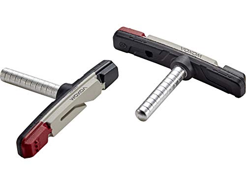 Voxom Bremsschuhe Mtb Brs22 Cartridge, 2 Stück, Cantilever Triple-Color, 718000136, Pastiglie Freni Unisex-Adulto, Nero, Taglia Unica