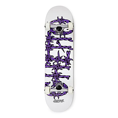 Ghettoblaster Skateboard 80X20 Cm - Skateboard Bambino - Skateboard Adulto - Skateboard Da Trick Già Assemblato - Tavola In Acero 7 Strati - Cuscinett