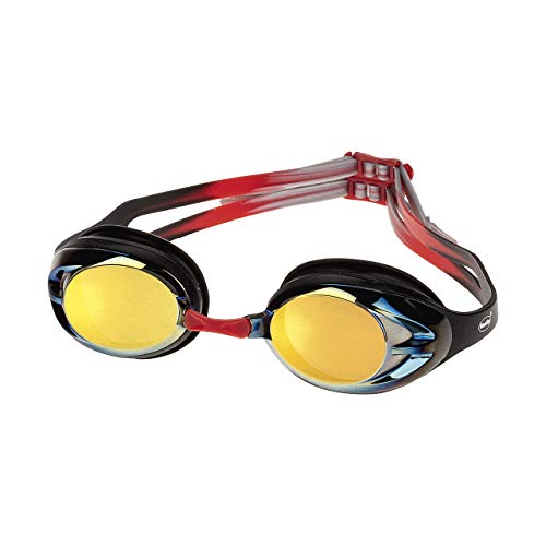 Fashy Potenza Specchio Occhiali, Unisex, Power Mirror, Black/Golden Mirrored, L