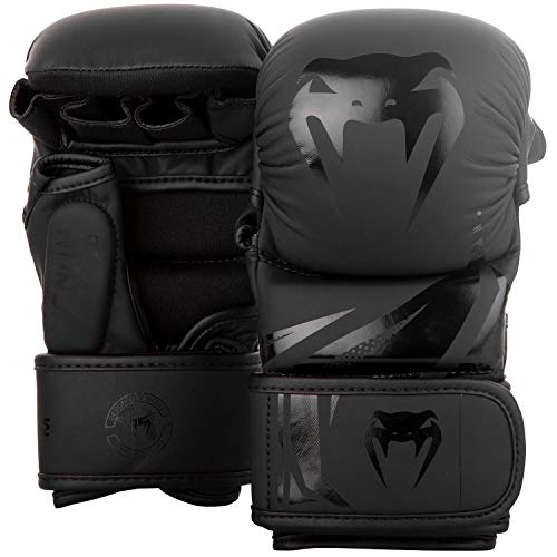Venum Challenger 3.0, Guantoni Da Mma Sparring Unisex Adulto, Nero/Nero, L/Xl