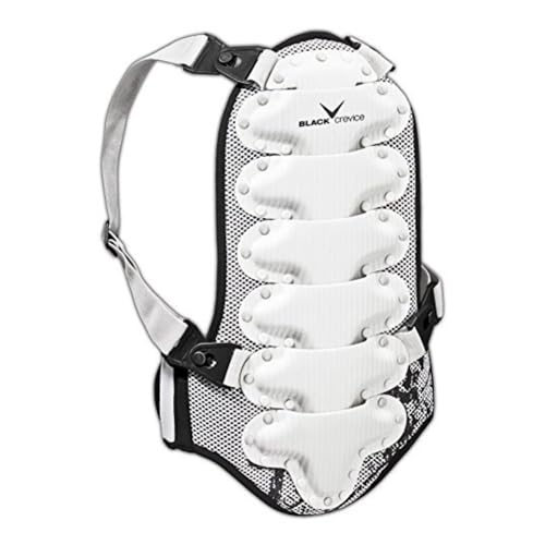 Black Crevice Crevice, Paraschiena Adulti Unisex Bambini, Bianco, 140