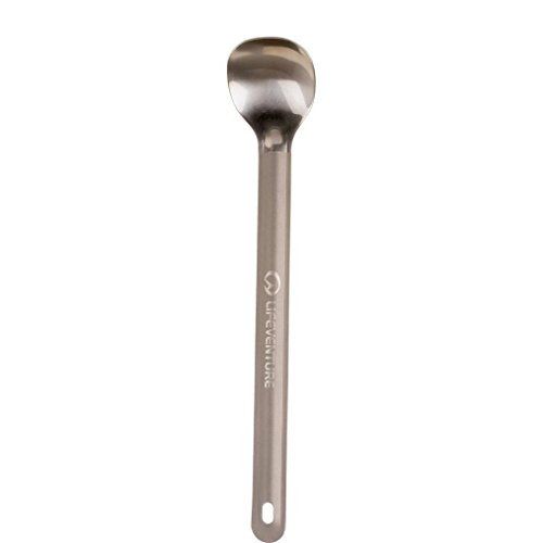 Lifeventure, Titanium Long-Handled Spoon Unisex, Silver, One Size