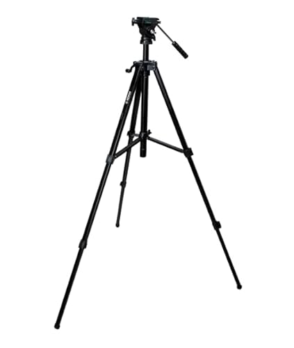 Konus-3-Pod 10 Treppiede Altezza Regolabile Per Osservazione Paesaggi E Animali, Da 70 Cm A 182 Cm, 2.3 Kg Peso Riflettori, Colore Nero, Standard, 195