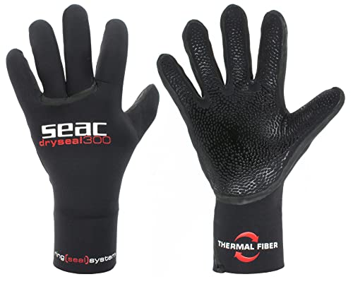 Seac Dry Seal - Guanti Da Immersione, In Neoprene, 3 Mm