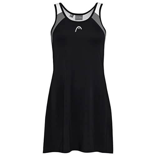 Head Abito Da Tennis Da Donna Club 22, Confezione Da 1, Nero, M