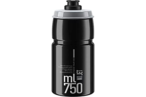 Elite Jet Borraccia Nero/Grigio 750 Ml