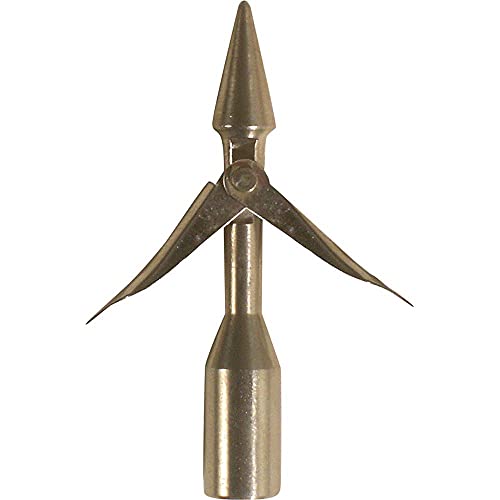 Cressi Mini Spear Head Inox Mini Arpione Pesca Sub Inox, Silver, Uni