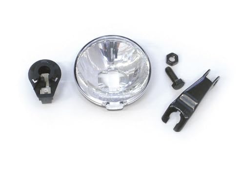 Fanale Anteriore Bici Universale City Bike Per Dinamo Con Lampadina