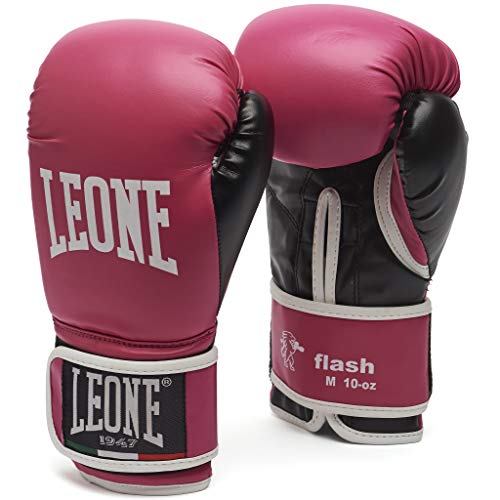 Leone 1947, Flash Guantoni Da Boxe, Unisex – Adulto, Fuxia, M, Gn083