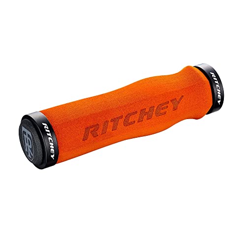 Ritchey Wcs Ergo-Manopole Per Manubrio Bicicletta 130 Mm, Colore: Arancione