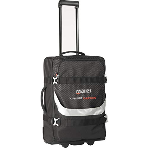 Mares Cruise Captain, Borsa Trolley Unisex Adulto, Nero, Taglia Unica