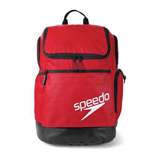 Speedo Unisex Adulto Teamster 2.0 Rucksack 35L Zaino, Rosso, Taglia Unica