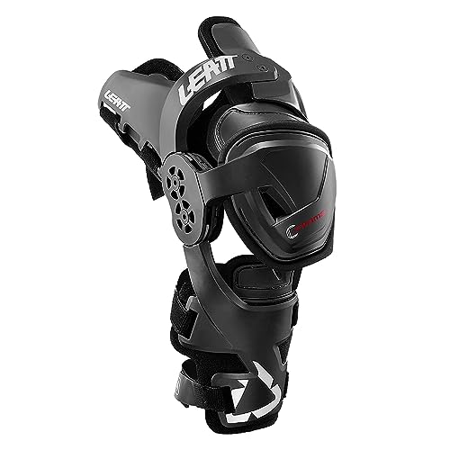 Leatt C-Frame Pro Carbon Ginocchiera, Unisex – Adulto, Black, Taglia Unica