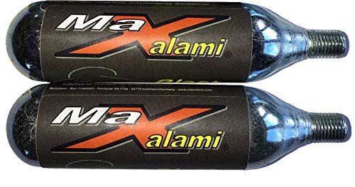 Maxalami Blast - Cartuccia Co2, 25 G, Con Filettatura, 2 Pezzi