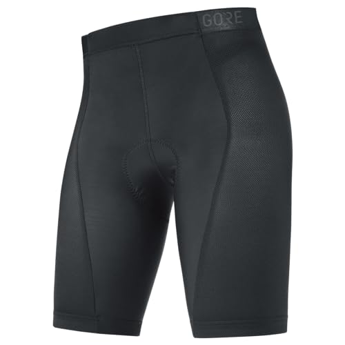 Gore Wear C5 Legging Corto Con Fondello Da Ciclismo Per Donna, 36, Nero