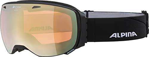 Alpina Unisex - Adulti, Big Horn Q-Lite Occhiali Da Sci, Black Matt, One Size